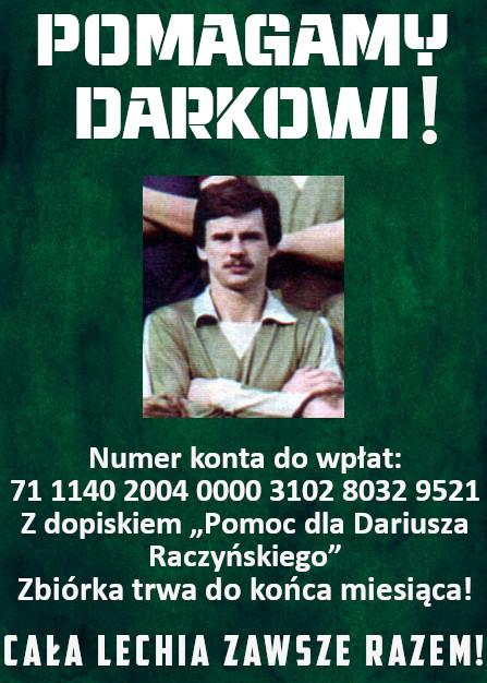 Pomagamy Dariuszowi Raczyńskiemu!