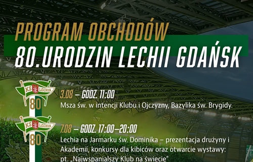 80. urodziny Lechii Gdańsk