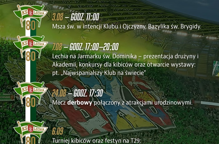 80. urodziny Lechii Gdańsk