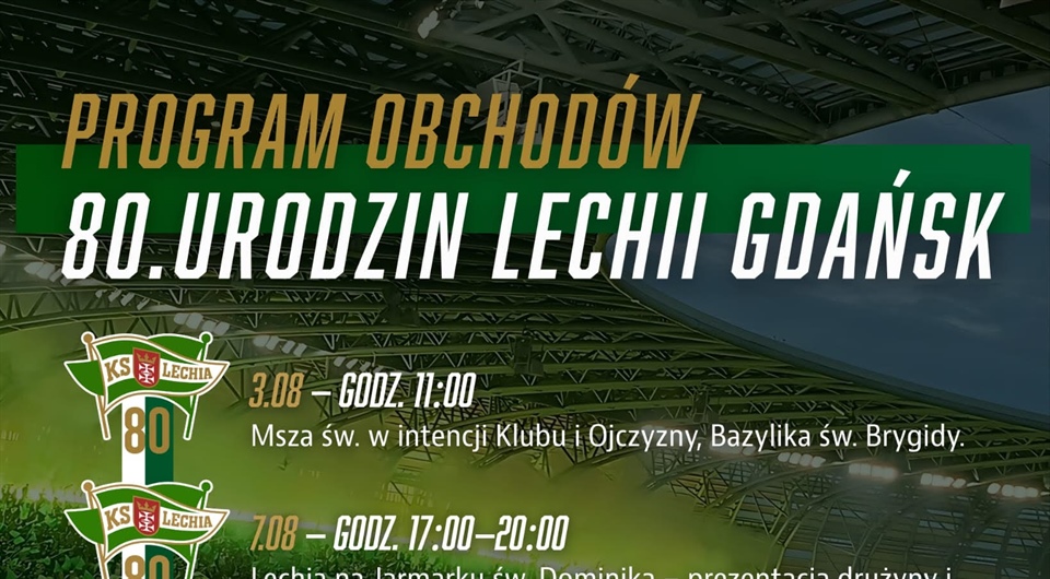 80. urodziny Lechii Gdańsk