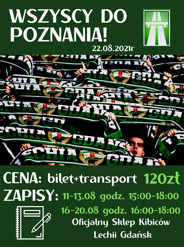 Wyjazd do Poznania - ZMIANA TRANSPORTU